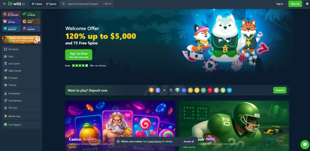 wild.io casino
